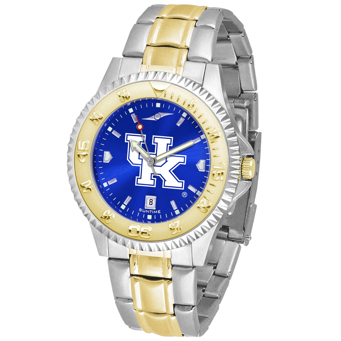 Royal Kentucky Wildcats Competitor Two-Tone AnoChrome Watch