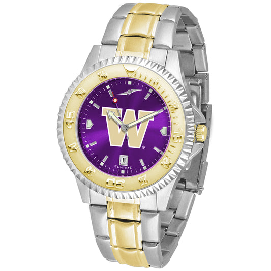 Purple Washington Huskies Competitor Two-Tone AnoChrome Watch