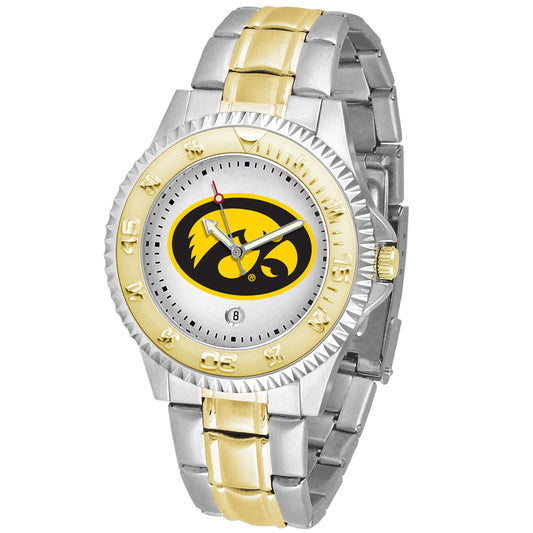 White Iowa Hawkeyes Competitor Two-Tone Watch