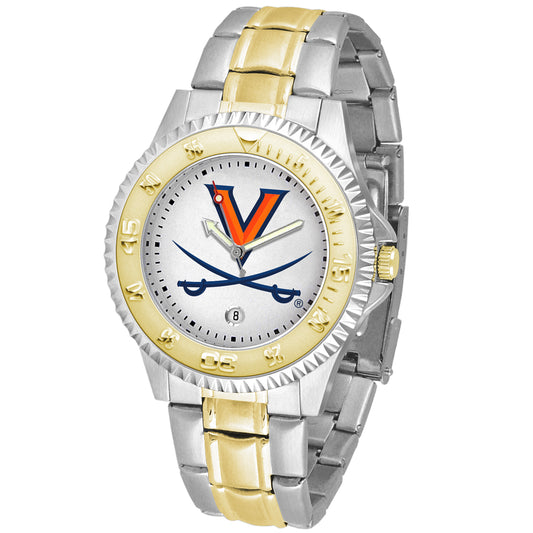 White Virginia Cavaliers Competitor Two-Tone Watch