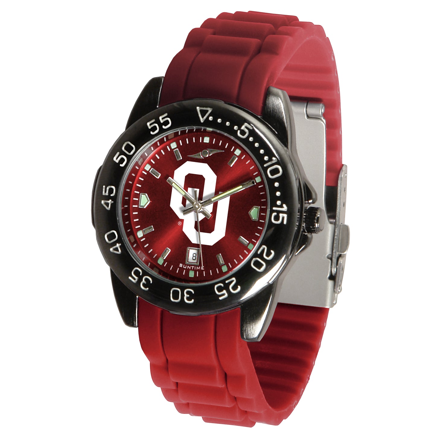 Crimson Oklahoma Sooners FantomSport AC AnoChrome Watch