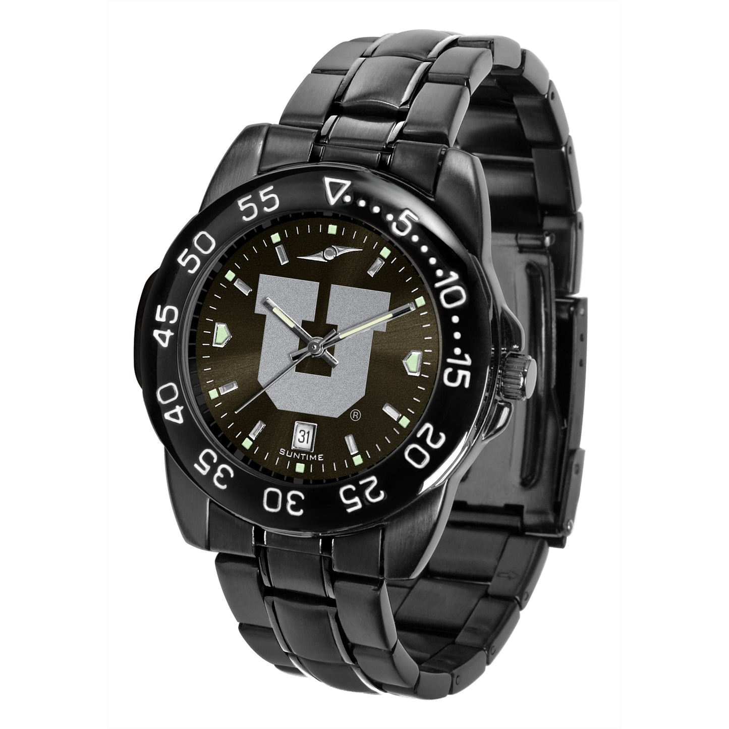 Black Utah Utes FantomSport Watch