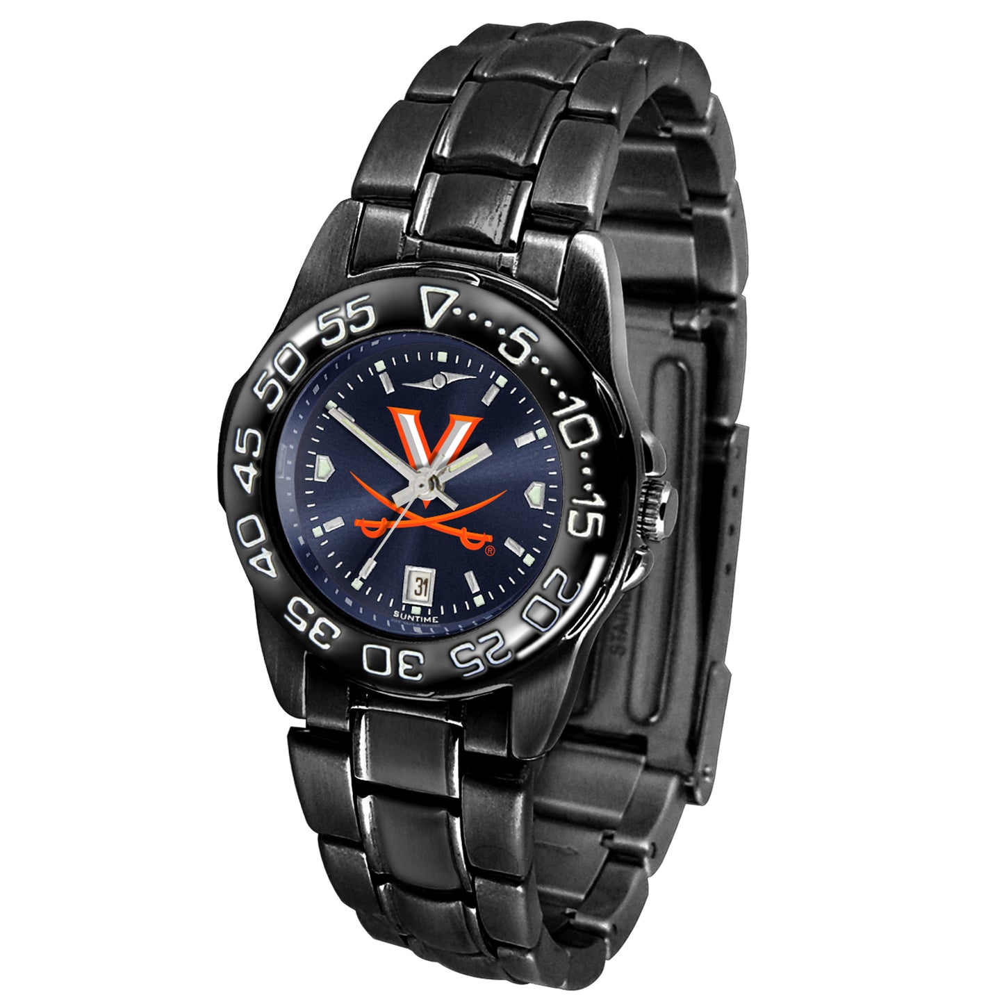 Women's Navy Virginia Cavaliers FantomSport AnoChrome Watch