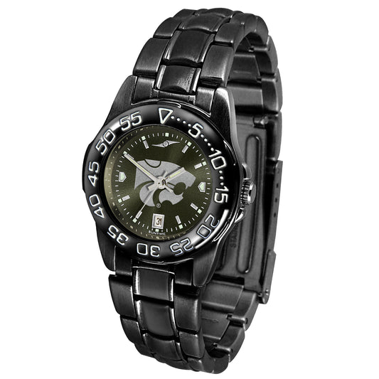 Women's Black Kansas State Wildcats FantomSport Watch