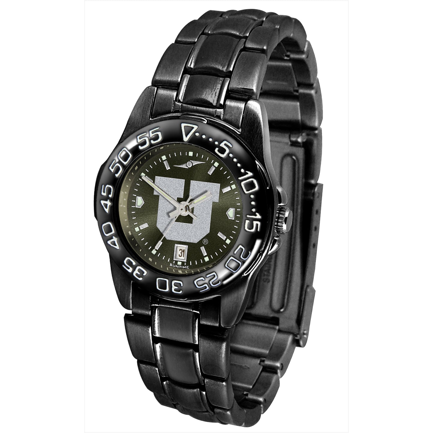 Women's Black Utah Utes FantomSport Watch