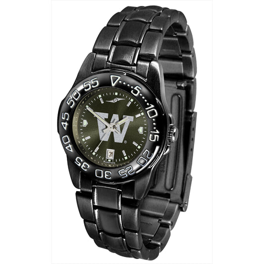Women's Black Washington Huskies FantomSport Watch