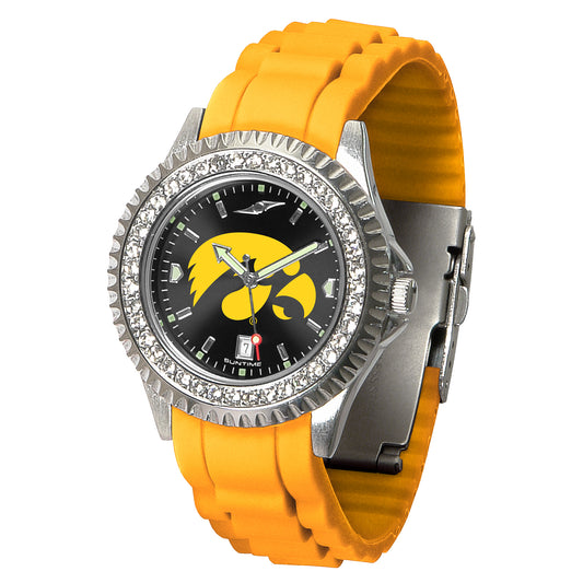 Women's Black Iowa Hawkeyes New Sparkle Watch