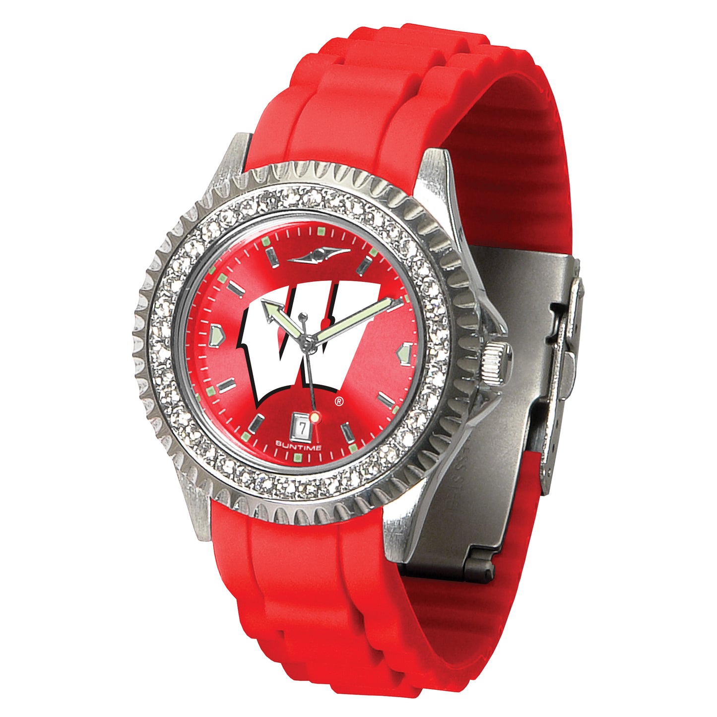 Women's Red Wisconsin Badgers New Sparkle Watch