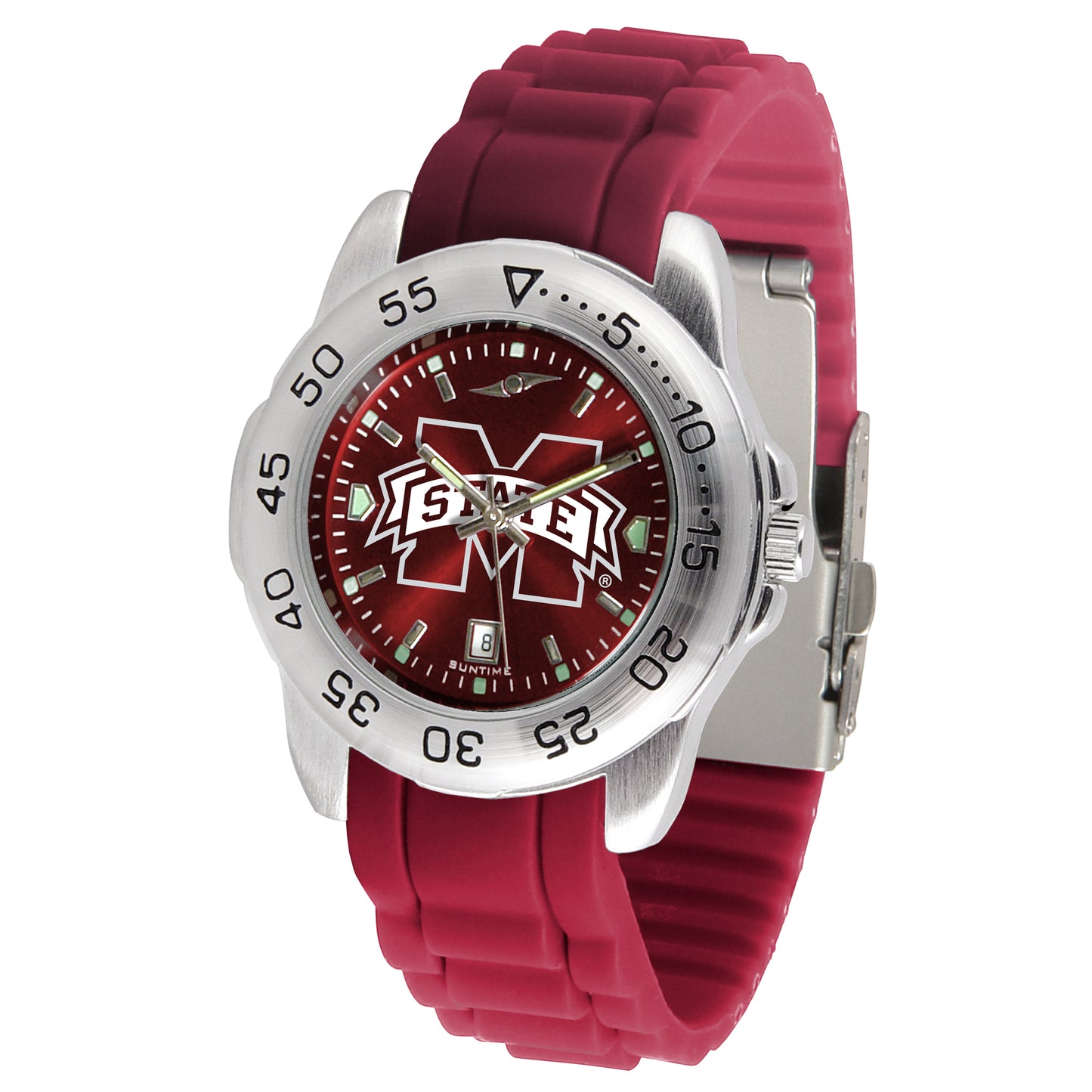 Maroon Mississippi State Bulldogs Sport AC AnoChrome Watch