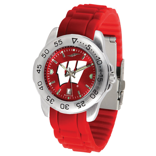 Red Wisconsin Badgers Sport AC AnoChrome Watch