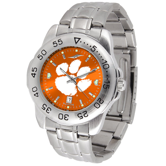 Orange Clemson Tigers Sport Steel AnoChrome Watch