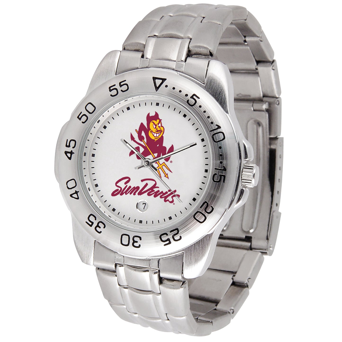 White Arizona State Sun Devils Sport Steel Watch