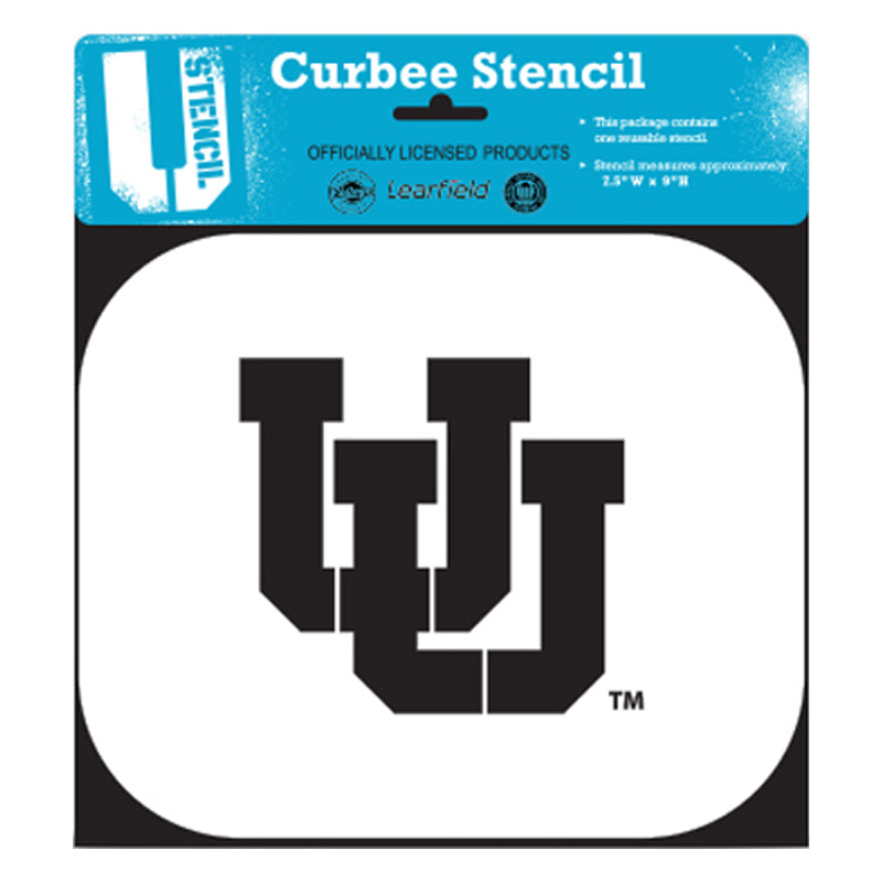 Utah Utes Curbee Stencil
