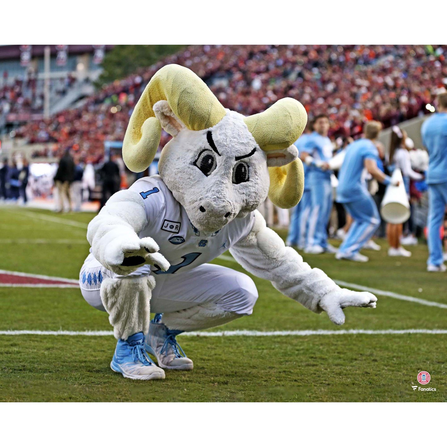 North Carolina Tar Heels Unsigned Rameses Dancing Photograph