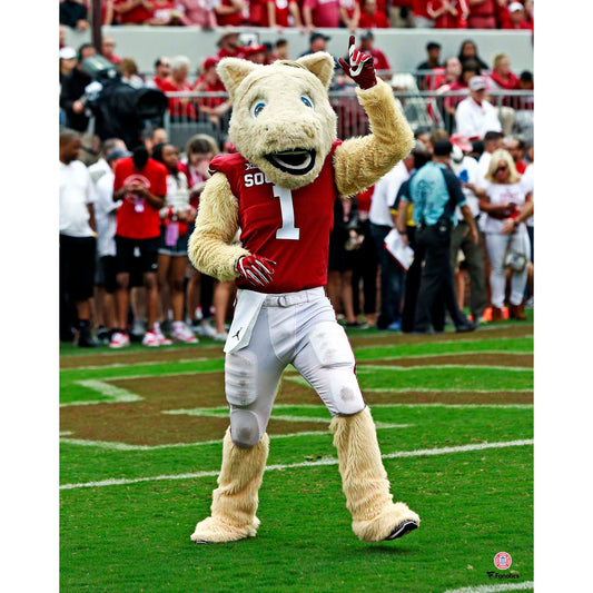 Oklahoma Sooners Unsigned Boomer Dancing Photograph