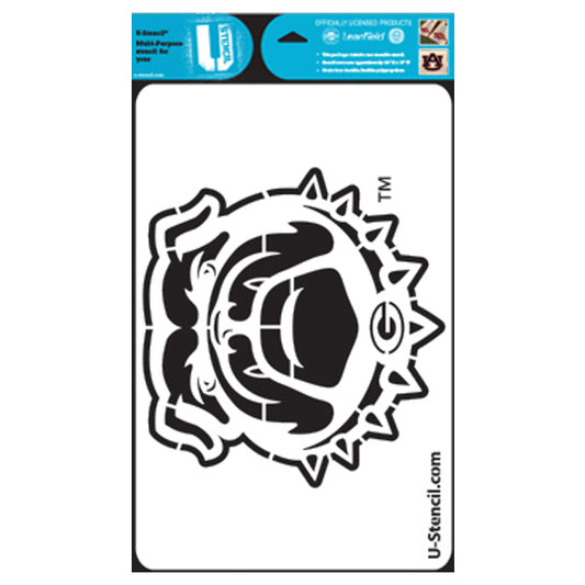 Georgia Bulldogs Mascot Logo Multi-Purpose Stencil