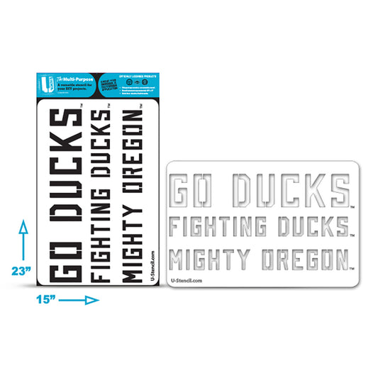 Oregon Ducks Wordmark Multi-Purpose Stencil