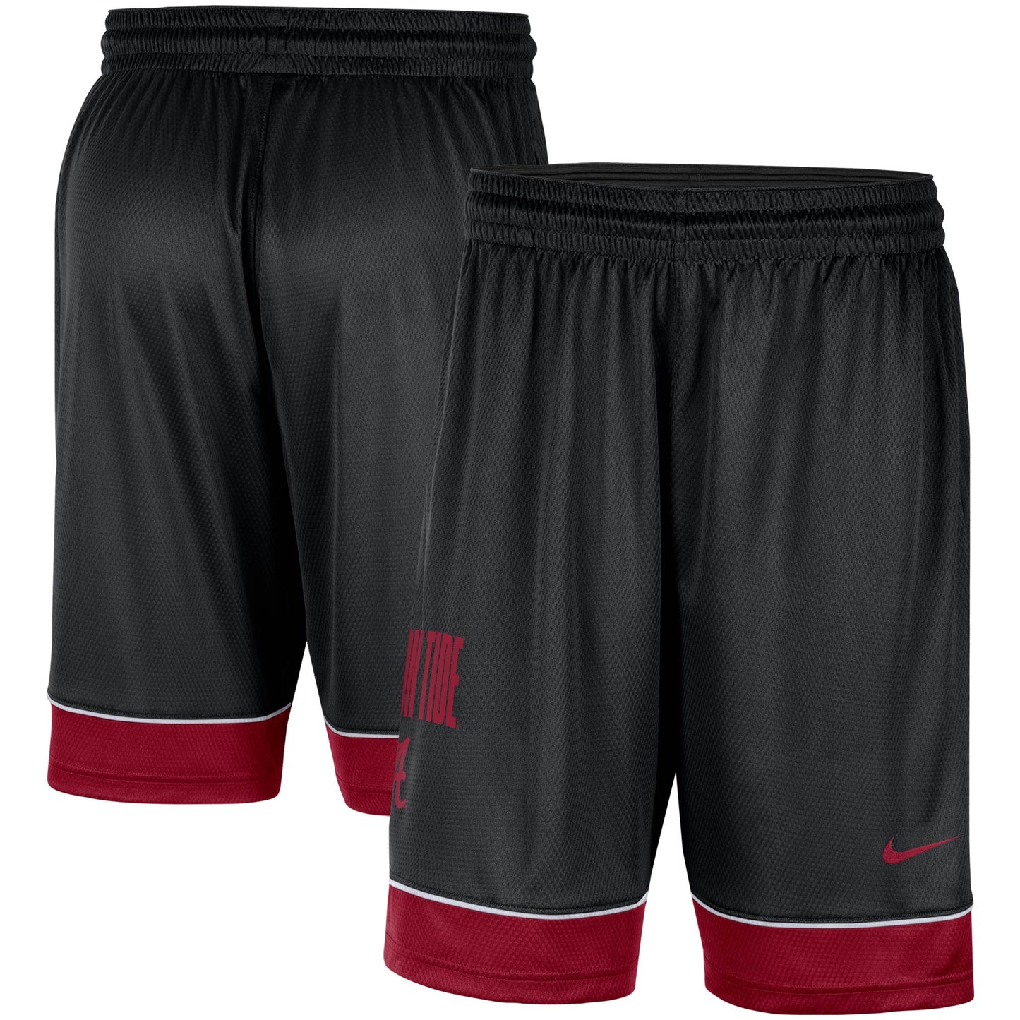 Men's Nike Black Alabama Crimson Tide Fast Break Performance Shorts