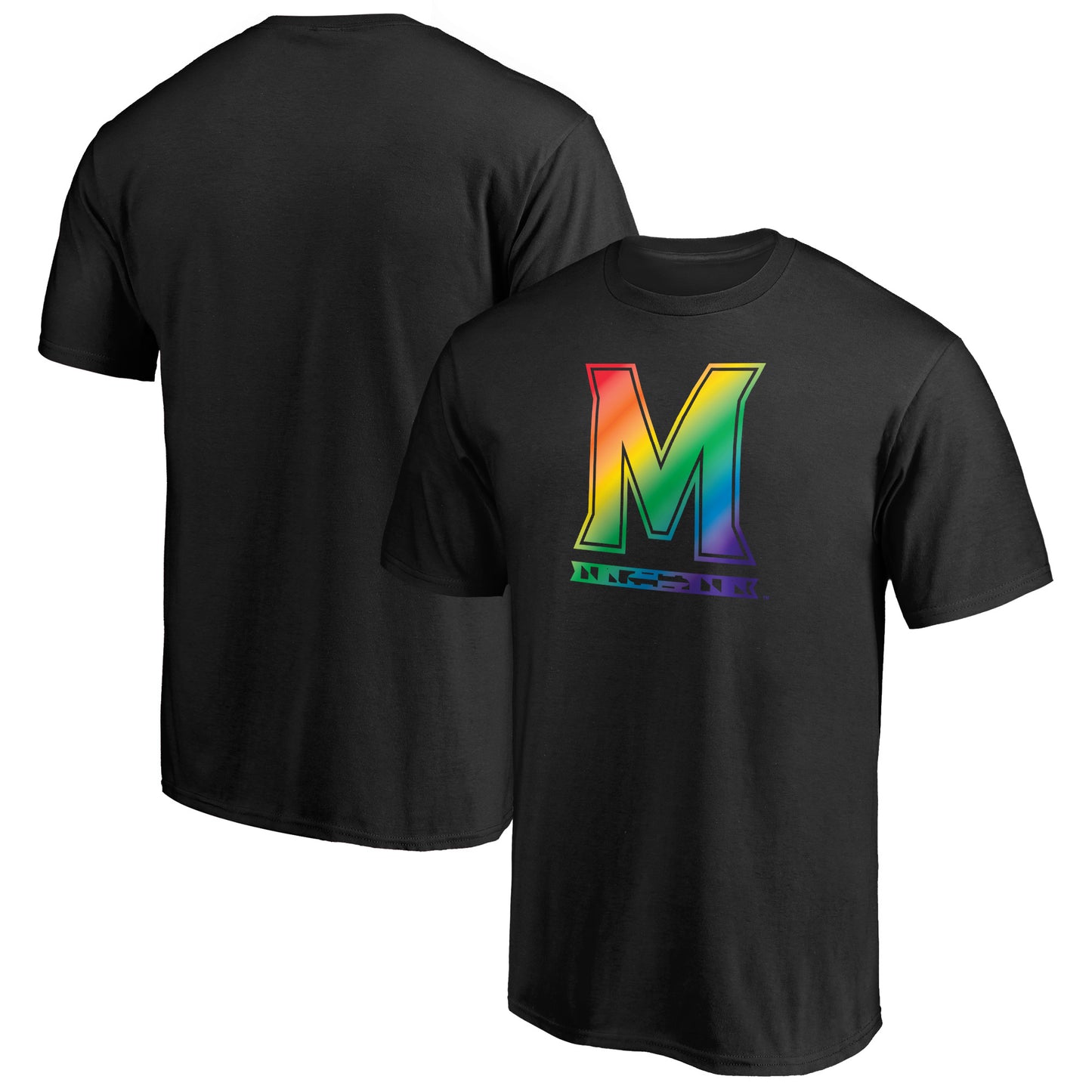 Men's Black Maryland Terrapins Team Pride Logo T-Shirt