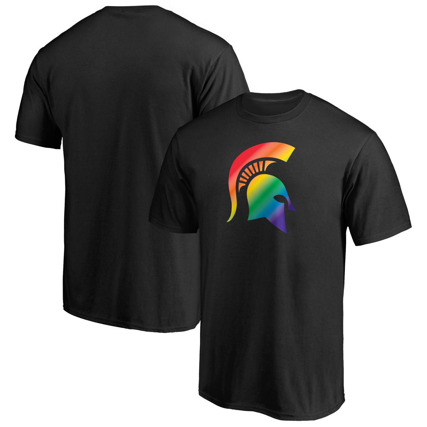 Men's Black Michigan State Spartans Team Pride Logo T-Shirt