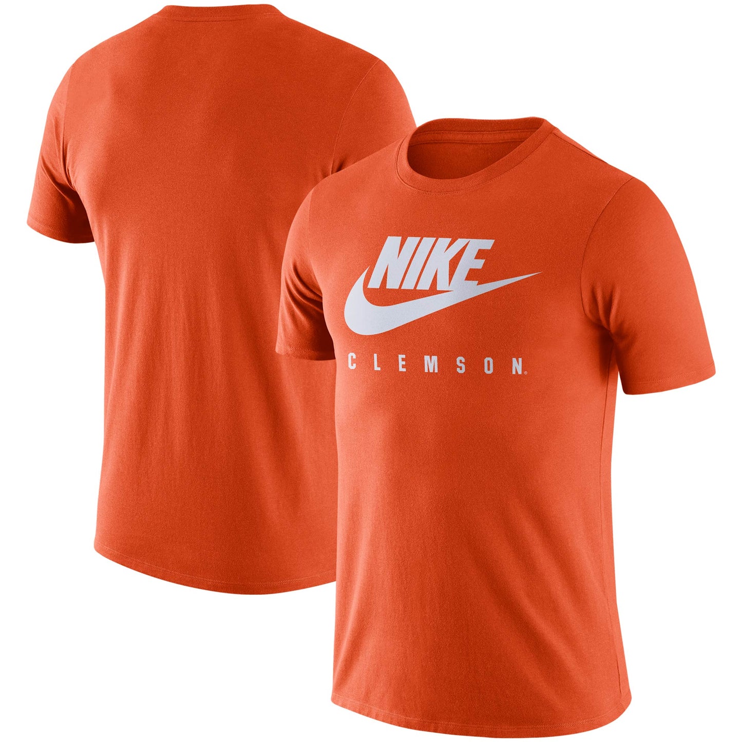 Men's Nike Orange Clemson Tigers Essential Futura T-Shirt