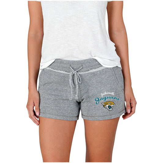 Women's Concepts Sport Gray Jacksonville Jaguars Mainstream Terry Shorts