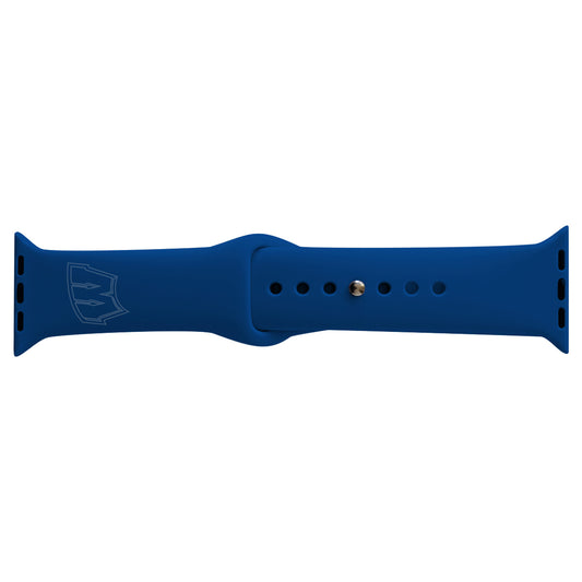 Navy Wisconsin Badgers 38-40mm Color Apple Watch Wrist Band