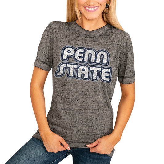 Women's Charcoal Penn State Nittany Lions It's A Win Boyfriend T-Shirt