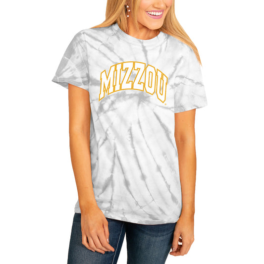 Women's White Missouri Tigers Playing For the Home Team Spin-Dye T-Shirt