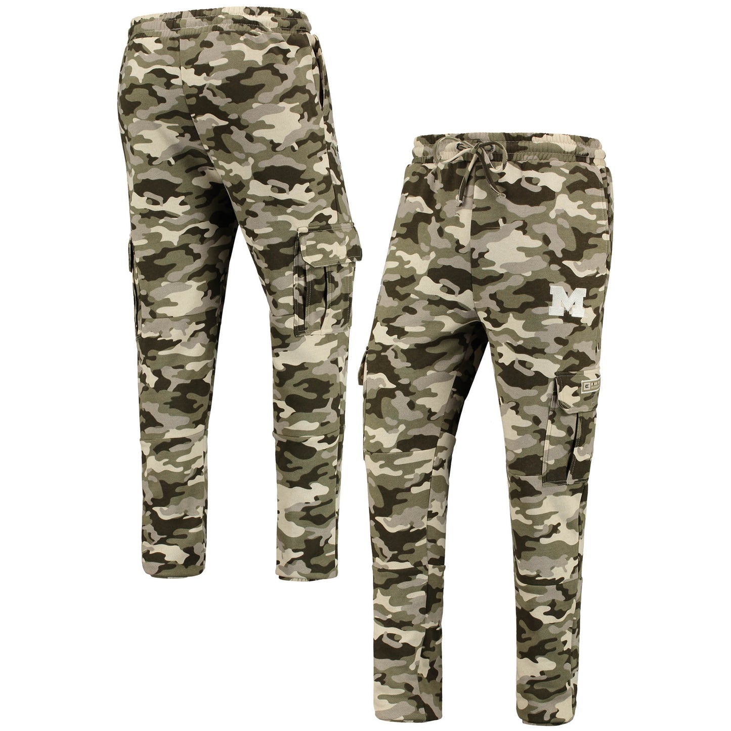 Men's Colosseum Camo Michigan Wolverines OHT Military Appreciation Code Fleece Pants