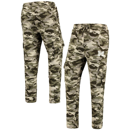 Men's Colosseum Camo Michigan Wolverines OHT Military Appreciation Code Fleece Pants