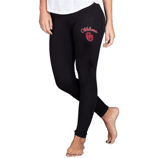 Women's Concepts Sport Black Oklahoma Sooners Fraction Essential Leggings