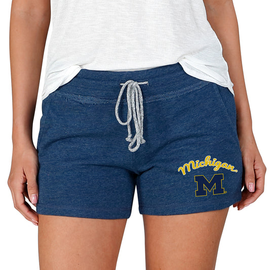 Women's Concepts Sport Navy Michigan Wolverines Mainstream Terry Shorts