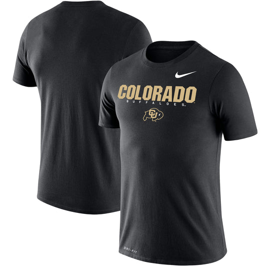 Men's Nike Black Colorado Buffaloes Facility Legend Performance T-Shirt