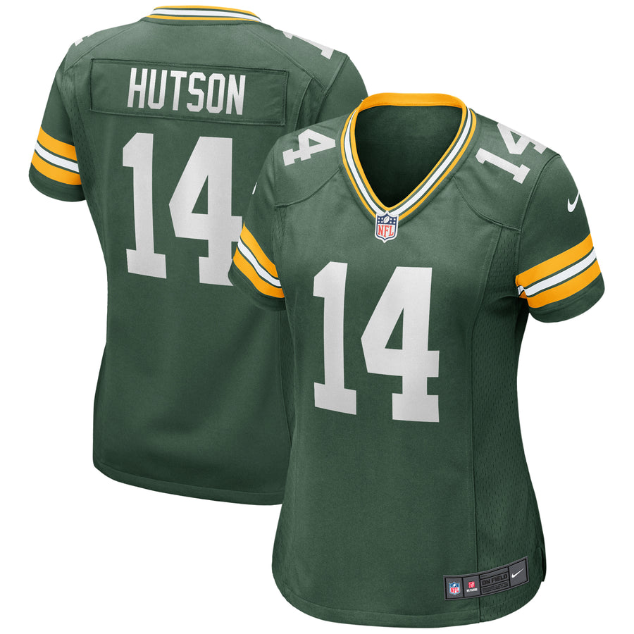 Women's Nike Don Hutson Green Green Bay Packers Game Retired Player Jersey