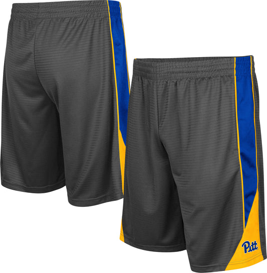 Men's Colosseum Charcoal Pitt Panthers Turnover Shorts