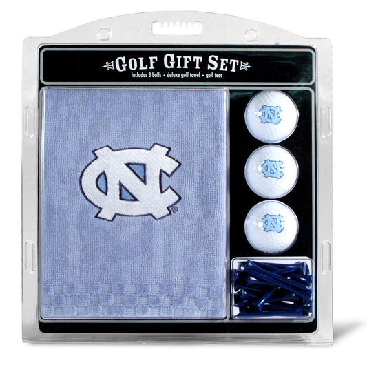 North Carolina Tar Heels Embroidered Golf Gift Set