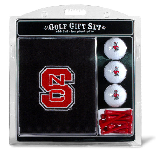 NC State Wolfpack Embroidered Golf Gift Set