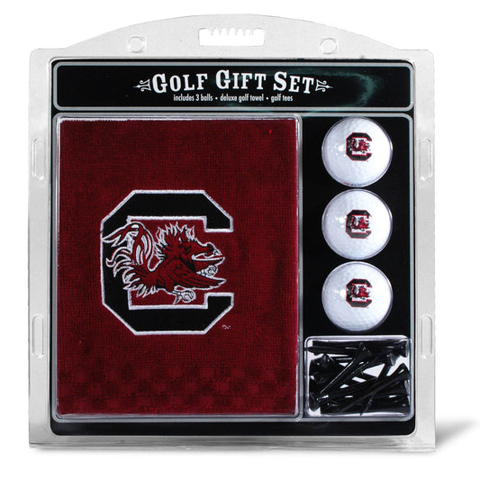 South Carolina Gamecocks Embroidered Golf Gift Set