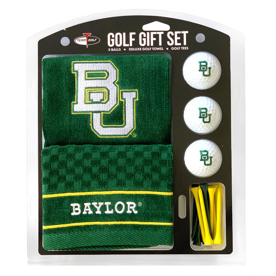 Baylor Bears Embroidered Golf Gift Set