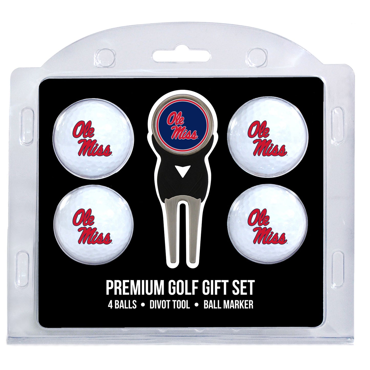 Ole Miss Rebels 4-Ball Gift Set