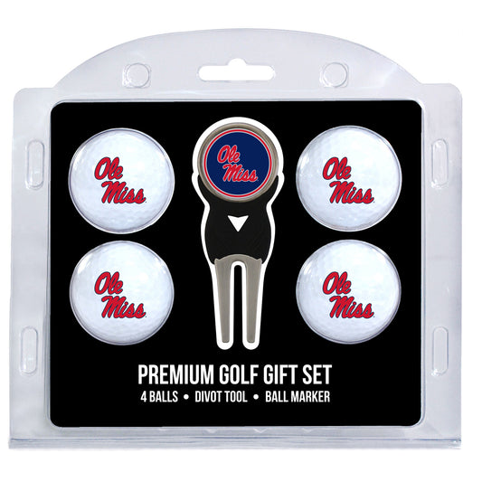 Ole Miss Rebels 4-Ball Gift Set