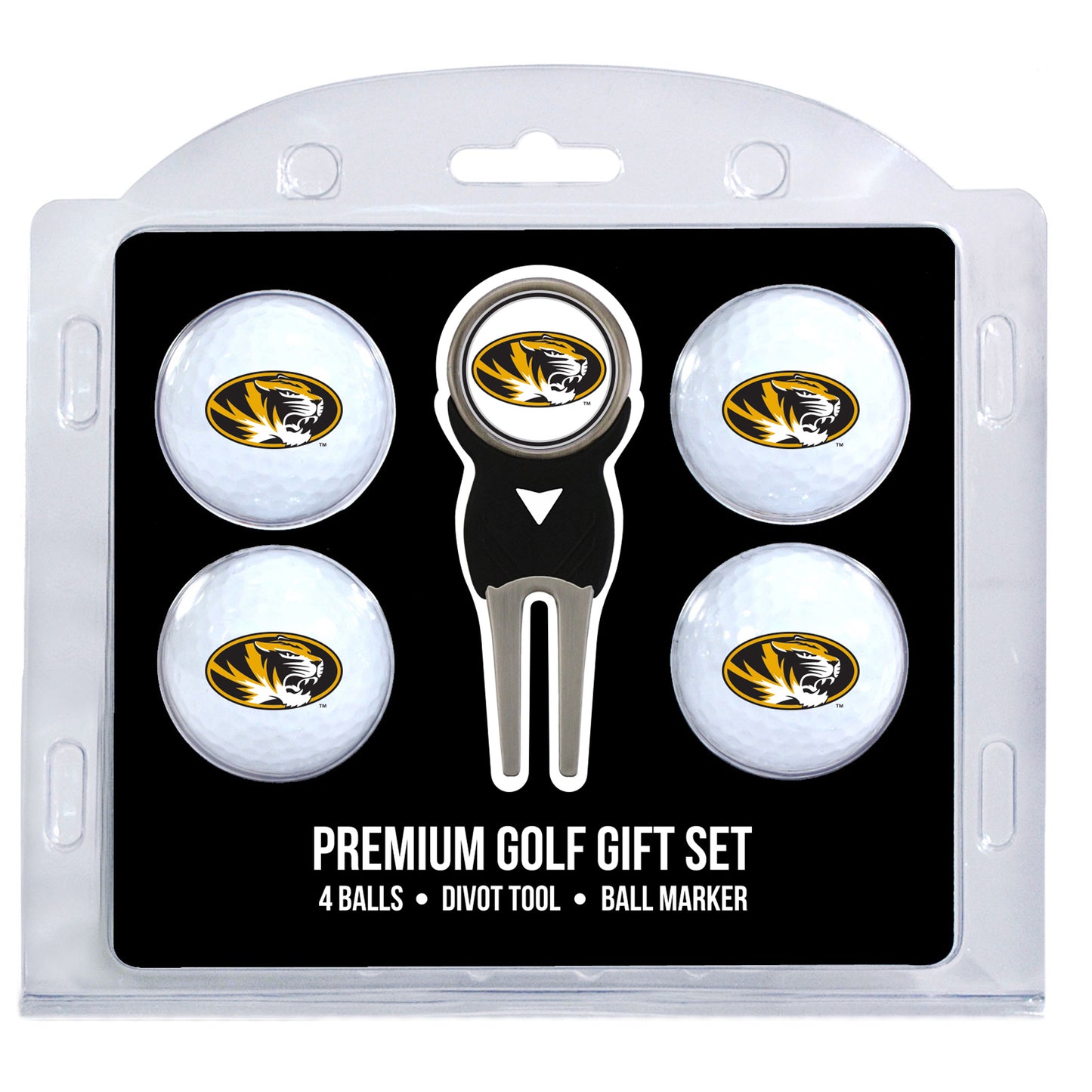 Missouri Tigers 4-Ball Gift Set