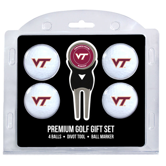 Virginia Tech Hokies 4-Ball Gift Set