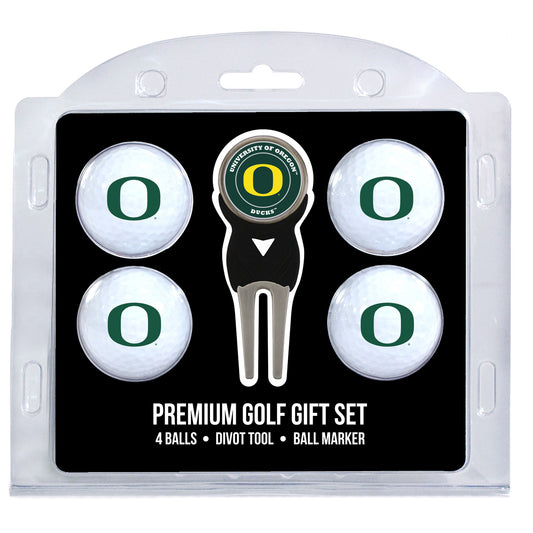 Oregon Ducks 4-Ball Gift Set
