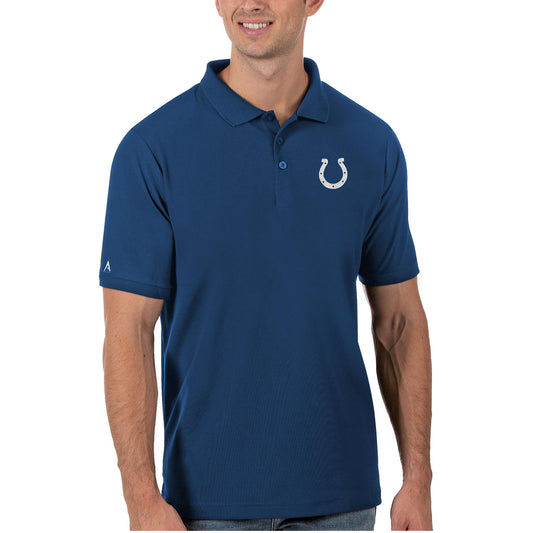 Men's Antigua Royal Indianapolis Colts Legacy Pique Polo