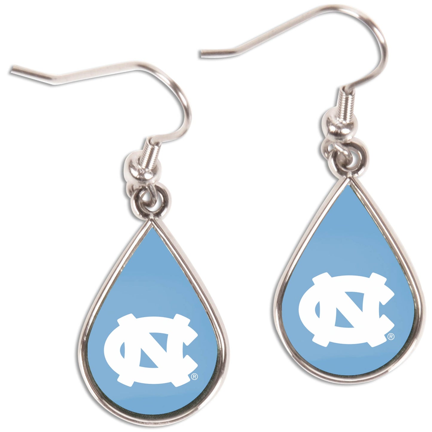 Women's WinCraft North Carolina Tar Heels Teardrop Dangle Earrings