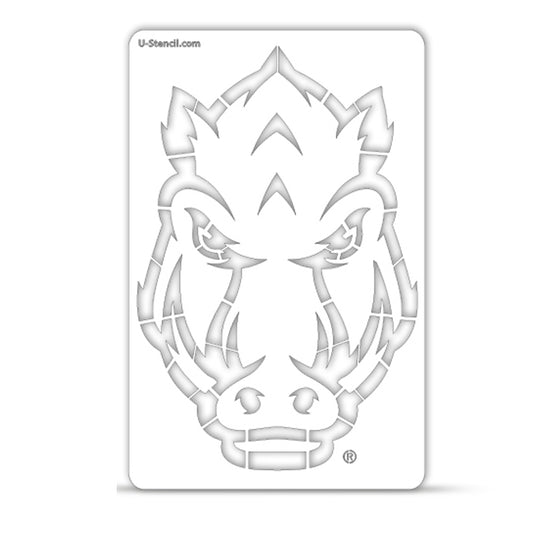 Arkansas Razorbacks Secondary Logo Tailgater Mascot Stencil