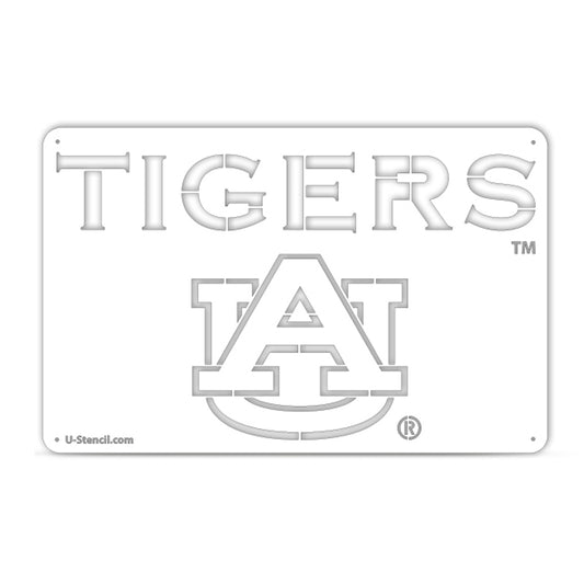 Auburn Tigers Wordmark Tailgater Wordmark Stencil