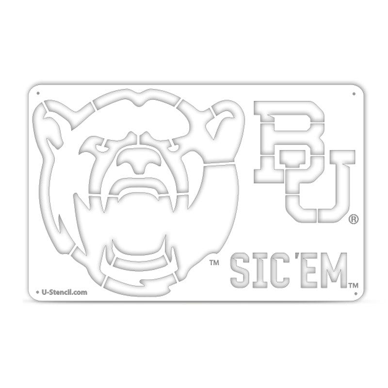 Baylor Bears Tailgater Stencil